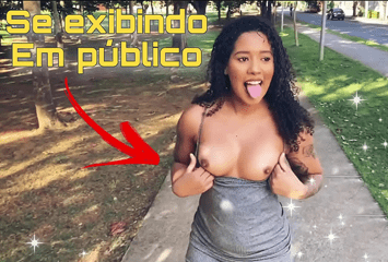 Mineira Safada se exibe em público na rua com um plug enfiado no ...