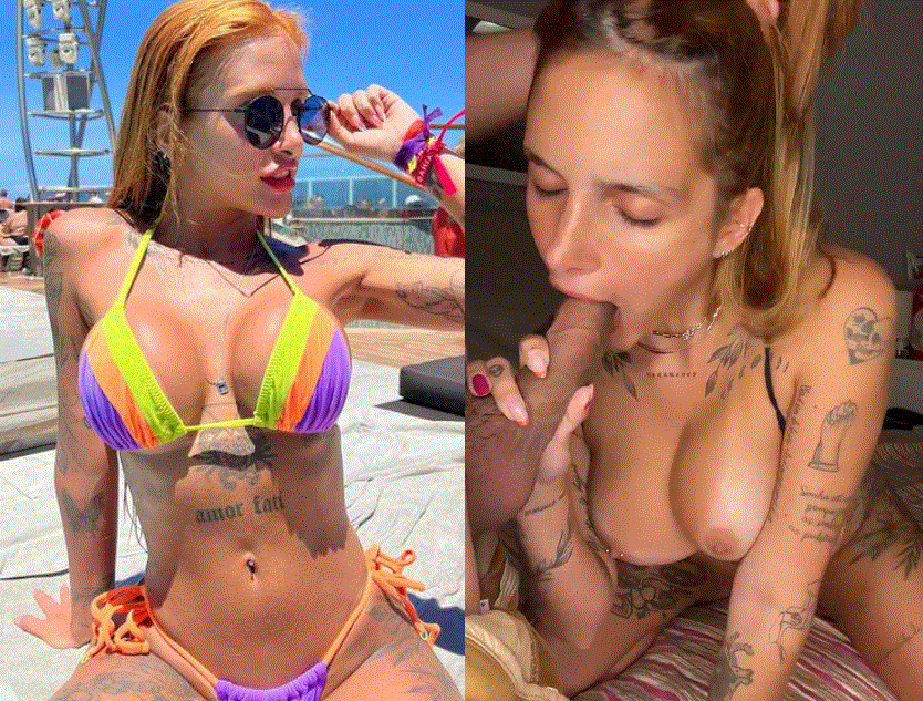 Kevlyn Santos fazendo boquete gostoso e tomando muita gozada
