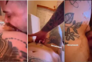 Anny Alves se masturba com dedos molhados
