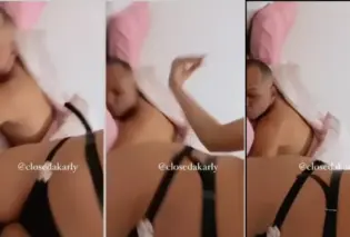 Karlyane Menezes completamente pelada em cena quente