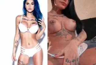 Tati Zaqui pelada dando boas dedadas na buceta pequena rosada