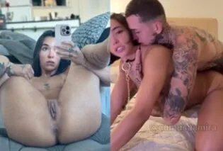 Amira Daher dando a buceta e o cuzinho pro tatuador do seu namorado