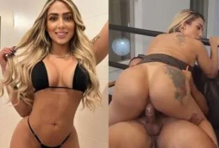 Bruna Lambertine fodendo forte com gordinho bom de foda