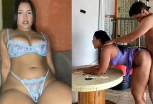 Novinha cavala Beatriz Vitoria fodendo com o primo em cima da mesa